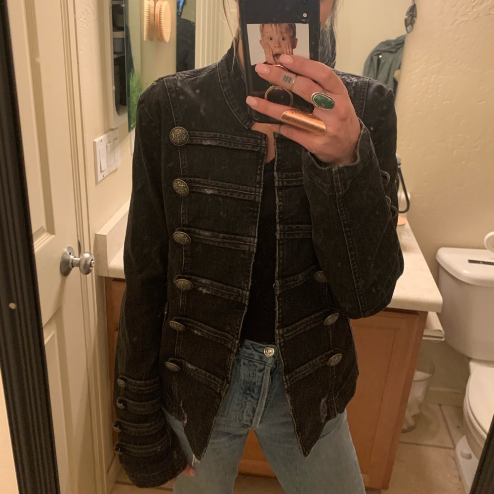 NWOT Free People military style jacket